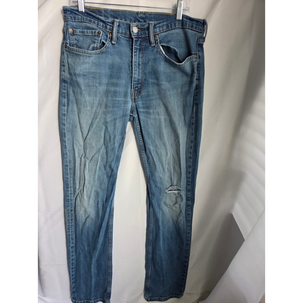 Levis 511 Jeans Mens Blue Medium Wash Slim Mid Rise Slim Leg